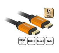 Câble HDMI Haute Vitesse 48 Gbps 8K 60Hz 2m - DELOCK