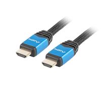 CABLE HDMI LANBERG MACHO/MACHO V2.0 CU 4K PREMIUM 1M NEGRO