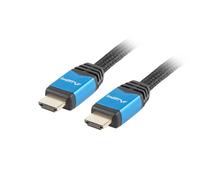 CABLE HDMI LANBERG MACHO/MACHO V2.0 CU 4K PREMIUM 3M NEGRO