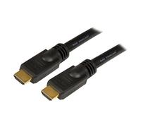 StarTech.com Câble HDMI haute vitesse de 15 m - 4K 30 - Aucun amplificateur de signal requis - HDMI vers HDMI - M/M - Noir - Plaqués or - Câble HDMI - HDMI (M) pour HDMI (M) - 15 m - blindé - noir