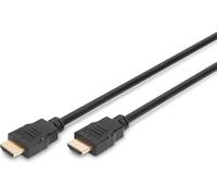Câble Hdmi - Hdmi 2.0-1M - Uhd 4K 60Hz - Contacts Plaqués Or - Compatible Avec Tv, Projecteur, Moniteur - Noir