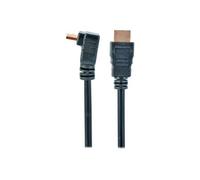 Gembird - Câble HDMI - HDMI mâle pour HDMI mâle - 1.8 m - noir - connecteur à 90 °