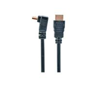 - Câble HDMI - HDMI mâle pour HDMI mâle - 3 m - noir - connecteur à 90 °