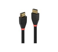 - Câble HDMI - HDMI mâle pour HDMI mâle - 7.5 m - blindé - noir - rond, actif, support 4K60Hz (4096 x 2160)