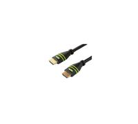 TECHly ICOC HDMI-4-030 - Câble HDMI avec Ethernet - HDMI mâle pour HDMI mâle - 3 m - triple blindage - noir - support 4K