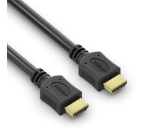 câble HDMI High Speed ¿¿avec Ethernet,Ultra-HD,connecteur plaqué or,4K,noir,1.50m