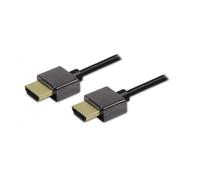 Câble HDMI High Speed + Ethernet mâle/mâle ultra fin 1,5 m