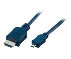 Câble HDMI High Speed Performance 4K type A / D (micro) mâle - 2m
