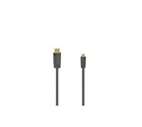 Hama Câble HDMI haute vitesse mâle type A – mâle type D (micro) Ethernet 1,5 m