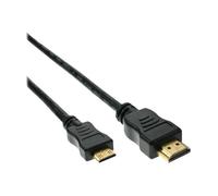 InLine Câble HDMI 17454P High Speed mâle A vers C noir 0,5 m