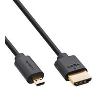 Câble HDMI - INLINE - Ultra High Speed - 1,5m - HDMI mâle vers micro HDMI mâle - 3D support