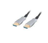 Câble HDMI - LANBERG - CA-HDMI-20FB-0100-BK - 10M - Optique AOC - Mâle/Mâle
