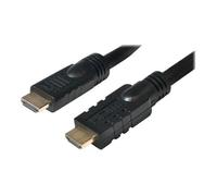 Câble HDMI LogiLink - 25m - Noir - Support 4K - Ethernet ARC 3D CEC Lip-Sync