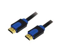 Câble HDMI LogiLink CHB1105 Bleu/Noir 5 m