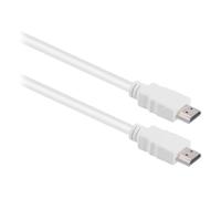 Câble HDMI M/M - TNB - 19 broches - 2m - Blanc - HD Ready