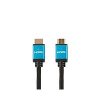 Câble HDMI mâle/mâle 2.1 en nylon tressé - 5m - Compatible 8k - Blindé