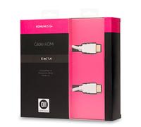 Câble HDMI mâle/mâle blanc 5m