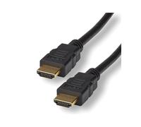 Câble HDMI MCL MC388-1M, 1m, HDMI Type A Mâle/Mâle, Version 2.1, 48 Gbit/s, 7680x4320, 120Hz, AWG30, Contacts Or, Noir