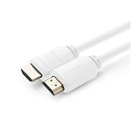 Câble HDMI MicroConnect 4K, 2 m, blanc, MC-HDM19192V2.0WH