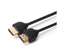Câble HDMI MicroConnect 4K Slim 1,5 m HDM19191.5BSV2.0, Noir, HDM19191.5BSV2.0