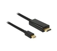 - Câble HDMI - Mini DisplayPort mâle pour HDMI mâle - 1 m - noir