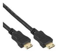 Câble HDMI Mini - INLINE - Noir - Contacts dorés - 3m