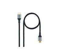 Nanocable Câble HDMI 2.1 M/M 2 m – 48 Gbit/s, HDR, 120 Hz, ARC, 3D – Noir/Gris