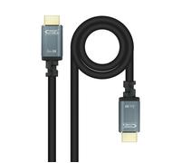 Câble Nanocable Iris 8K HDMI 2.1 M/M 10m (Noir/Gris)