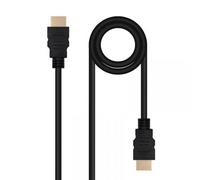 Câble HDMI NANOCABLE 10.15.3800 - 0 5m - Compatibilité 3D - Canal de retour audio - Prise en charge HDR