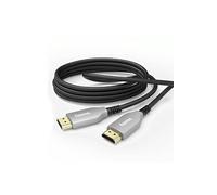Câble hdmi optique actif, fiche mâle - mâle, doré, 15 m