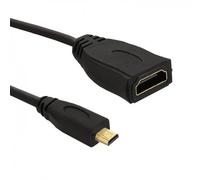 Câble HDMI - QOLTEC - 50399 - 0,2 m - HDMI Type A (Standard) - HDMI Type D (Micro) - Noir