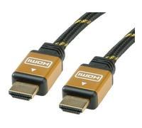 Câble HDMI - ROLINE - 11.04.5565 - 5m - Double blindage - Plaqué or