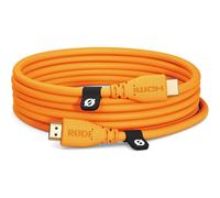 Câble HDMI rouge 3m orange