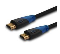 Câble HDMI Savio CL-02 - 1.5m - 4096 x 2160 pixels - Canal de retour audio (ARC)