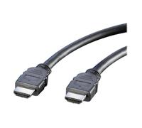 Value Câble de raccordement HDMI 11.99.5534 – Fiche mâle HDMI-A – 15,00 m – Noir blindé