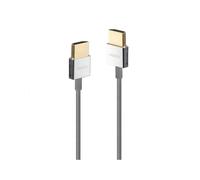 Câble HDMI Slim - LINDY - 0.5m - Ultra Haute Vitesse - Compatible 4K - Flexible et léger