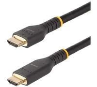 StarTech.com Câble HDMI Actif de 10m avec Ethernet - HDMI 2.0 4K 60Hz UHD - Cordon HDMI Robuste avec Fibre Aramide - Câble HDMI Haute Vitesse Durable - Câble HDMI 2.0 Gros Calibre