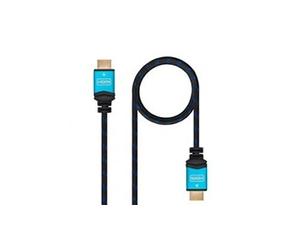 Câble hdmi tooq 10. 15. 37 v2. 0 noir bleu
