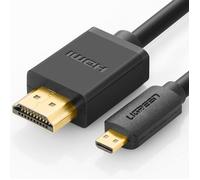 Ugreen Câble adaptateur HDMI vers micro HDMI 54697 HDMI 2.0 4K 60 Hz 1,5 m Noir 30 AWG