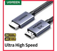 Câble HDMI UGREEN 8K/60Hz pour PS5 Xiaomi TV Box câble certifié Ultra haute vitesse 8K @ 60Hz 48Gbps Dolby Vision HDCP2.3 4K PVC Black
