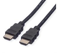 Câble HDMI VALUE 11.99.5900 - 0.5m - HDMI Type A Mâle/Mâle - 8K 7680x4320 60Hz - Compatibilité 3D - Noir - Câble Rond
