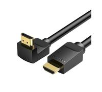 Câble HDMI Vention 4K HDMI 2.0 Adaptateur HDMI coudé à 90/270 degrés for Apple TV PS4 Splitter Audio Vidéo Câble HDMI à 90 degrés(270 Degree Black,5m)