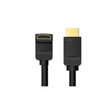 Câble HDMI Vention 4K HDMI 2.0 Adaptateur HDMI coudé à 90/270 degrés for Apple TV PS4 Splitter Audio Vidéo Câble HDMI à 90 degrés(270 Degree Black,1.5m)