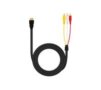 Câble HDMI vers 3x RCA Mâles Adaptateur Audio et Vidéo 1.5m HD-AV994 Noir