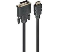 Ewent Câble HDMI vers DVI EC1350 – Haute vitesse Full HD 1080p – 2 m Noir