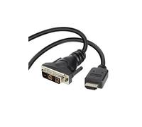 Câble HDMI vers DVI Qualité fiable Robuste Longueur 1,8m Noir