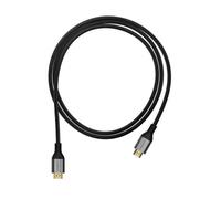 Câble HDMI vers HDMI 8k 48Gbps en Nylon Tressé 2.5m CYGNETT Noir