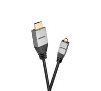 Câble HDMI vers micro HDMI avec Ethernet 2.0a/b 4K celexon PRO 2 m