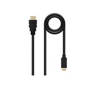 Câble HDMI vers Mini HDMI NANOCABLE 10.15.0902 1,8 m Noir Blanc G