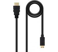 Câble HDMI vers Mini HDMI NANOCABLE 10.15.0902 1,8 m Noir Blanc G